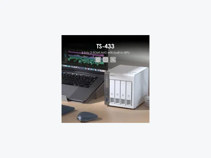 QNAP TS-433-4G network attached storage system