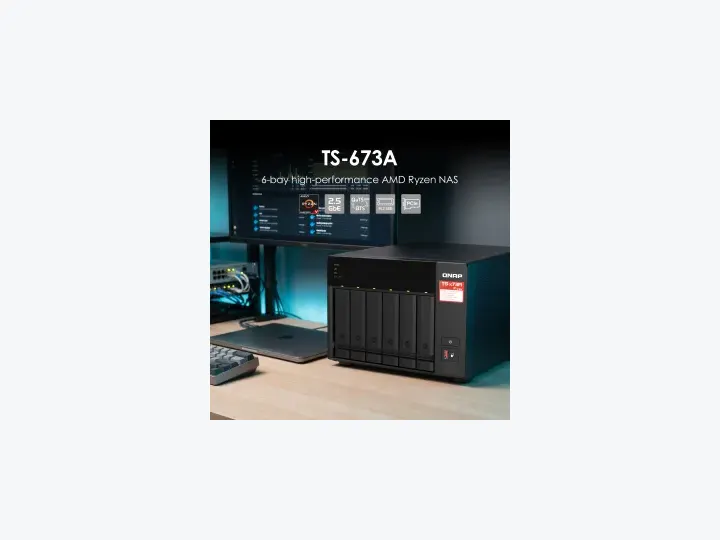 QNAP TS-673A-8G network attached storage system