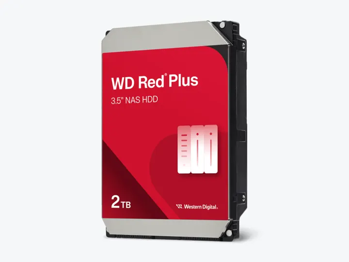 Western Digital WD Red Plus 2TB NAS hard drive